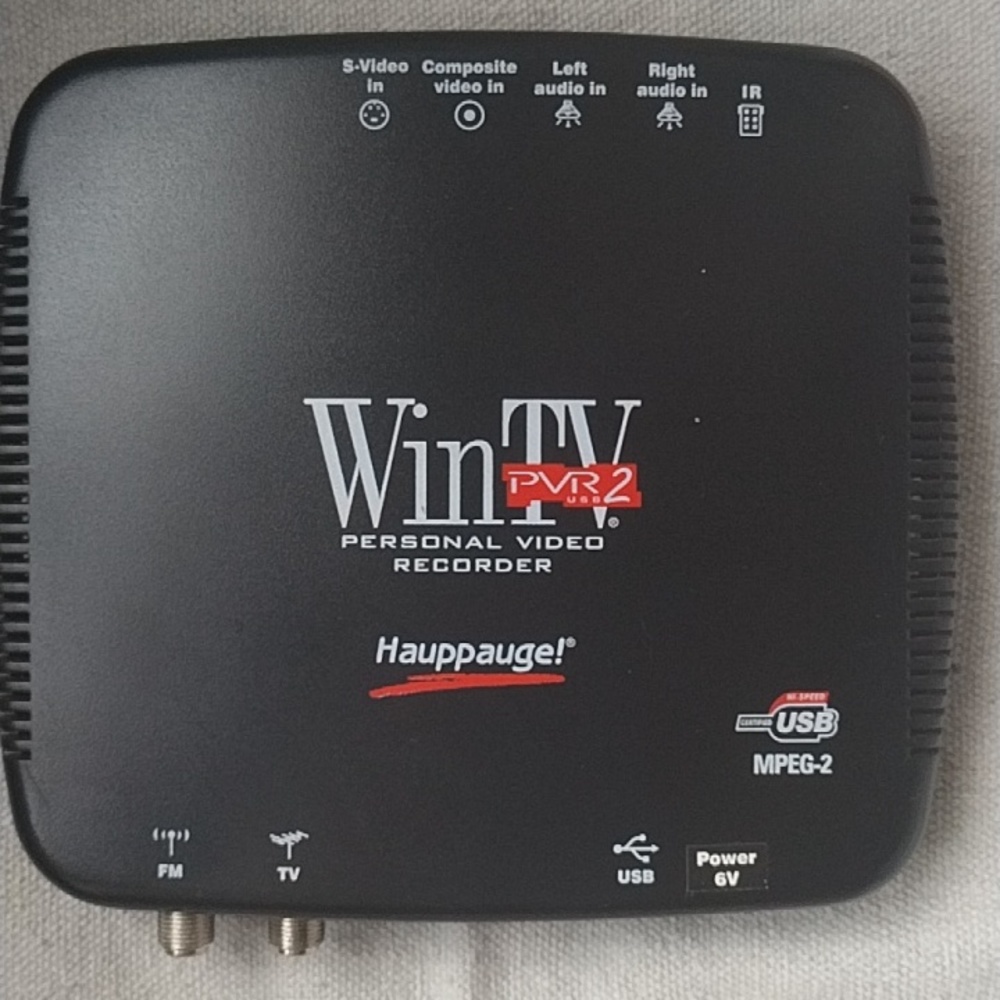 Personal video recorder WinTV-PVR USB2 MCE & Windows XP media center edt 2005